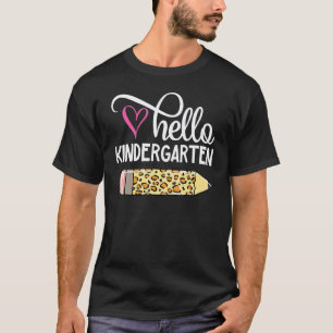 Hello Kindergarten Back To School Teachers Girls P T-Shirt