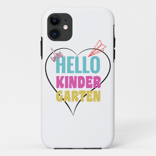 Hello Kindergarten Case-Mate iPhone Case (Back)