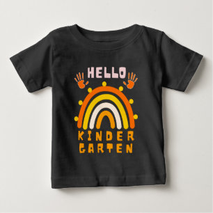 HELLO KINDERGARTEN - COOL RAINBOW BABY T-Shirt