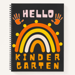 HELLO KINDERGARTEN - COOL RAINBOW NOTEBOOK