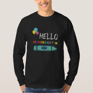 Hello Kindergarten First Day Of School Daycare Kid T-Shirt