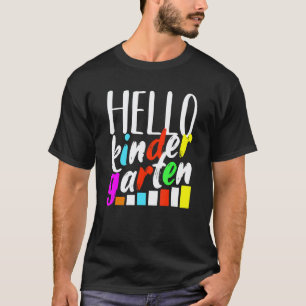 Hello Kindergarten First Day Of School Pre K Squad T-Shirt