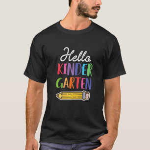 Hello Kindergarten First Day Of School T-Shirt