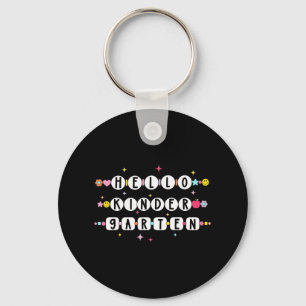 Hello Kindergarten Friendship Bracelet Back To Sch Key Ring