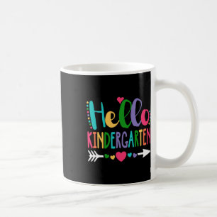 Hello Kindergarten Heart Teacher Student Byck To S Coffee Mug