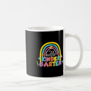 Hello Kindergarten Here I Come Back To School Rain Coffee Mug