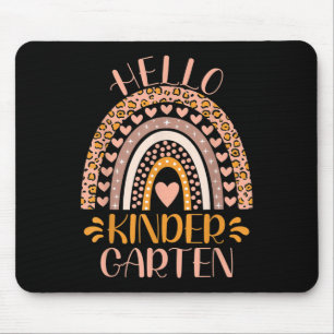 Hello Kindergarten Kg1 Kg2 Teacher Back To School Mouse Pad