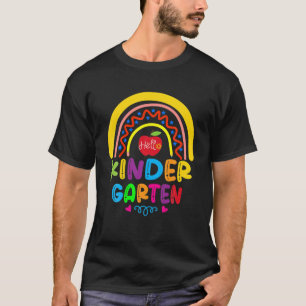 Hello Kindergarten Kindergarten Teacher Back To Sc T-Shirt