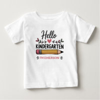 Hello Kindergarten Personalised Back To School