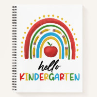 Hello Kindergarten School Rainbow Back To School