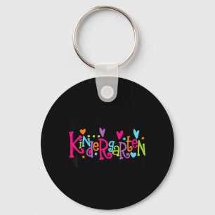 Hello Kindergarten Shirt Back to School Teacher Key Ring