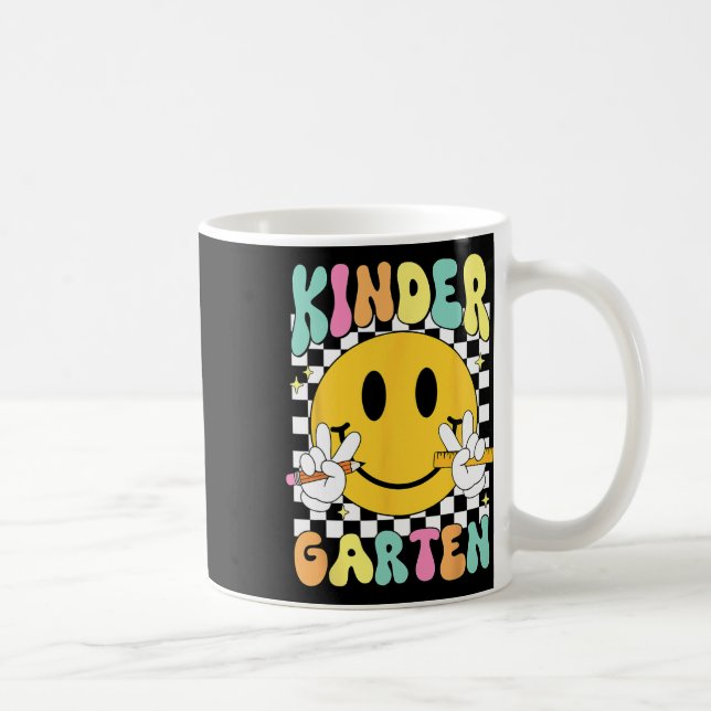 Hello Kindergarten Smile Face Back To School Kinde Coffee Mug (Right)