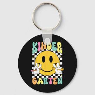 Hello Kindergarten Smile Face Back To School Kinde Key Ring