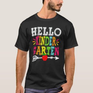 Hello Kindergarten Teacher Back To School T-Shirt