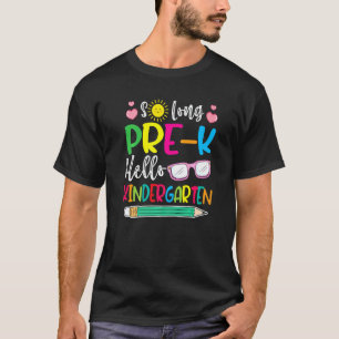 Hello Kindergarten Teacher Student Back To School T-Shirt