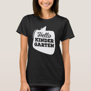 Hello Kindergarten Teacher Student Back To School T-Shirt
