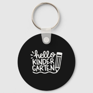 Hello Kindergarten Teacher Student Welcome Back To Key Ring