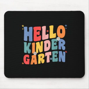 Hello Kindergarten Teacher Team Back To School Gro Mouse Pad