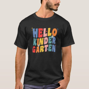 Hello Kindergarten Teacher Team Back To School Gro T-Shirt