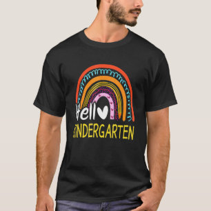 Hello Kindergarten Team Kinder Back To School Rain T-Shirt