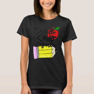 Hello Kindergarten Team Kinder Back To School Teac T-Shirt