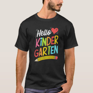 Hello Kindergarten Team Kinder Back To School Teac T-Shirt