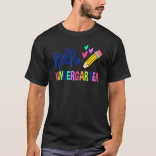Hello Kindergarten Team Kinder Back To School Teac T-Shirt