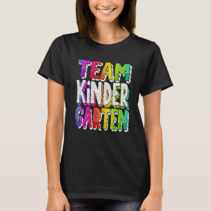 Hello Kindergarten Team Kinder Back To School Tie  T-Shirt