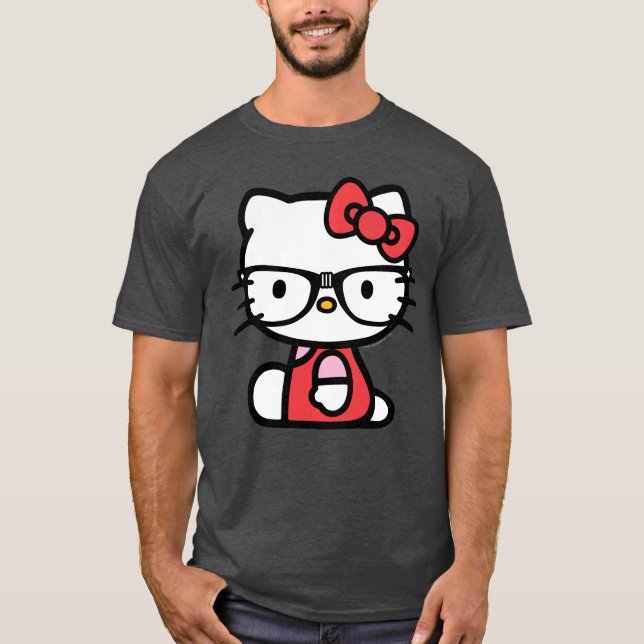 Hello Kitty Nerd Glasses friends T-Shirt (Front)