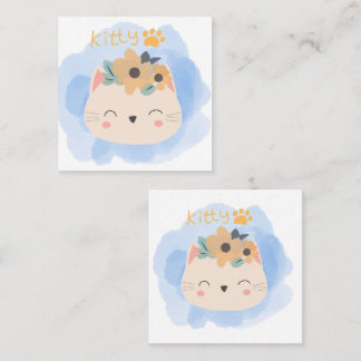 Hello Kitty Square Business Card