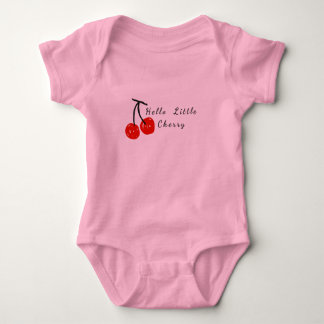 Hello litlle cherry baby bodysuit