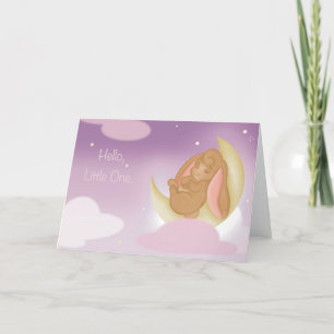 Hello Little One - Baby Birth Greeting Card