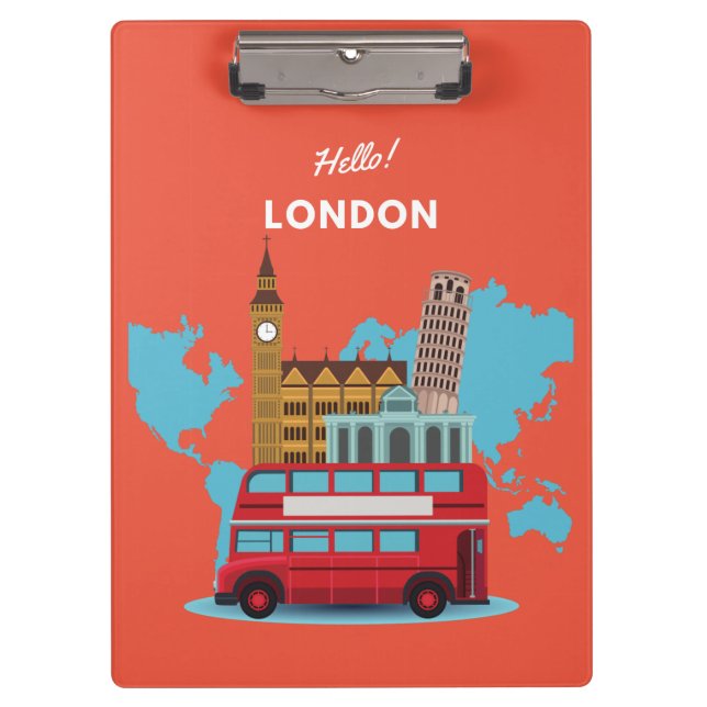 Hello London  Clipboard (Front)