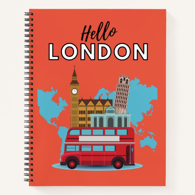 Hello London Notebook (Front)