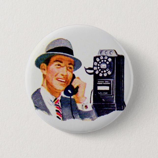 Hello, Mabel? It's Tony. 6 Cm Round Badge (Front)