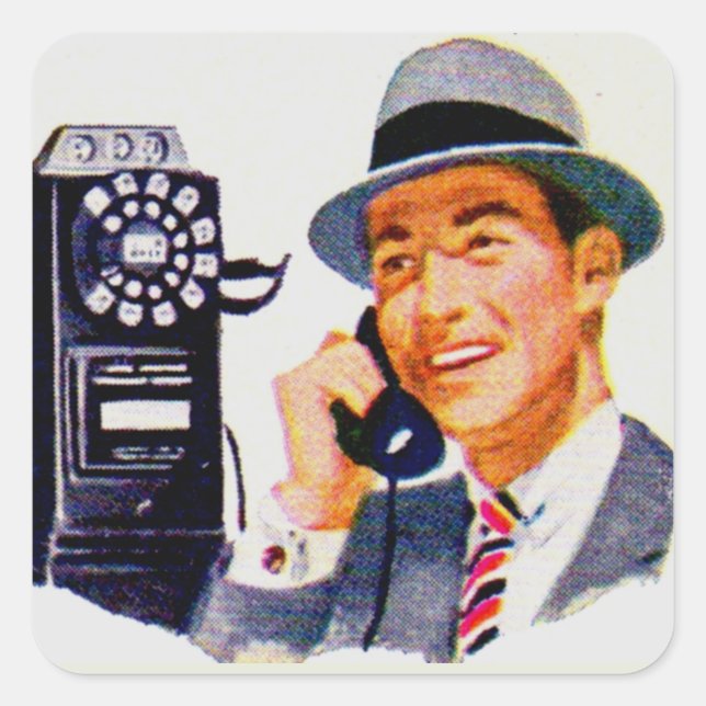 Hello, Mabel? It's Tony. Square Sticker (Front)
