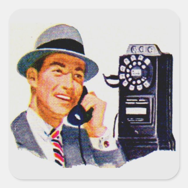 Hello, Mabel? It's Tony. Square Sticker (Front)