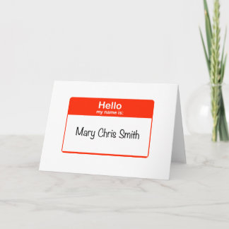 Hello Mary Chris Smith Holiday Card