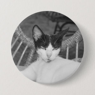 Hello, Meow... 7.5 Cm Round Badge