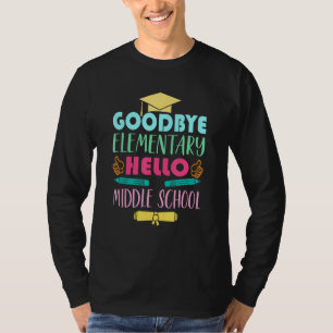 Hello Middle School Graduation Elementary School T-Shirt