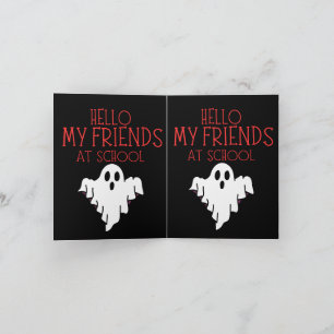 HELLO MY FRIENDS AT SCHOOL, BACK TO SCHOOL INVITATION