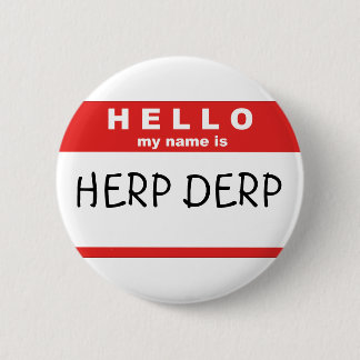 Hello My Name Is 6 Cm Round Badge