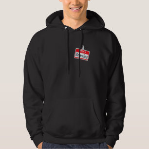 Hello My Name Is Brantley Funny Halloween Costume Hoodie