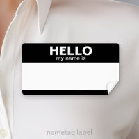Hello my name is -- classic labels