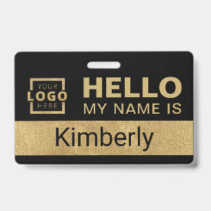 Hello My Name Is - Custom Business Employee Name ID Badge
