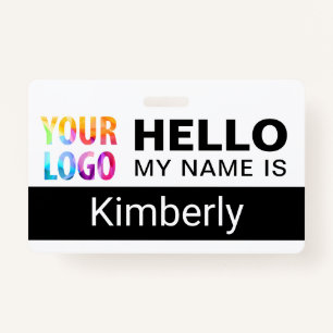 Hello My Name Is - Custom Business Employee Name ID Badge