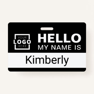Hello My Name Is - Custom Business Employee Name ID Badge
