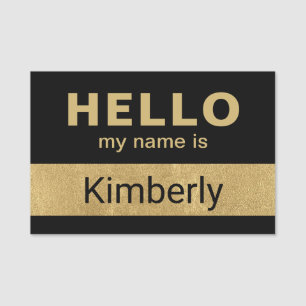 Hello My Name Is - Custom Business Employee Name Tag