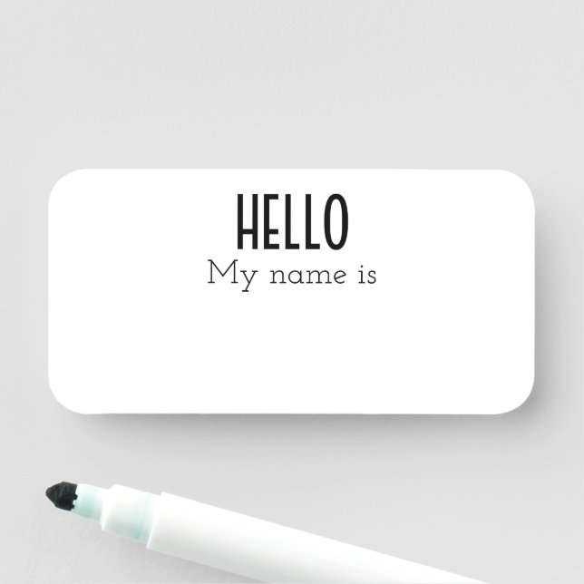 HELLO My Name Is Custom Tag (In Situ)