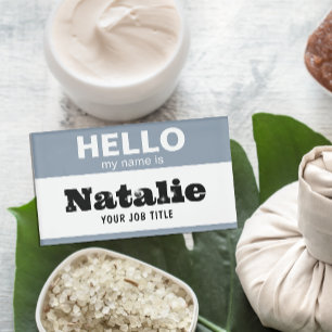 Hello My Name Is Customized Nursing Student Nurse Name Tag